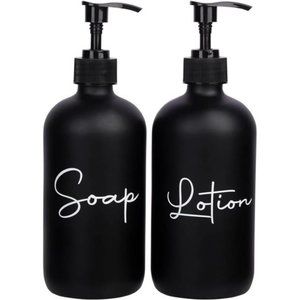 Hand Soap Dispenser & Liquid Dish Soap Bottles, Bathroom, Kitchen Decor